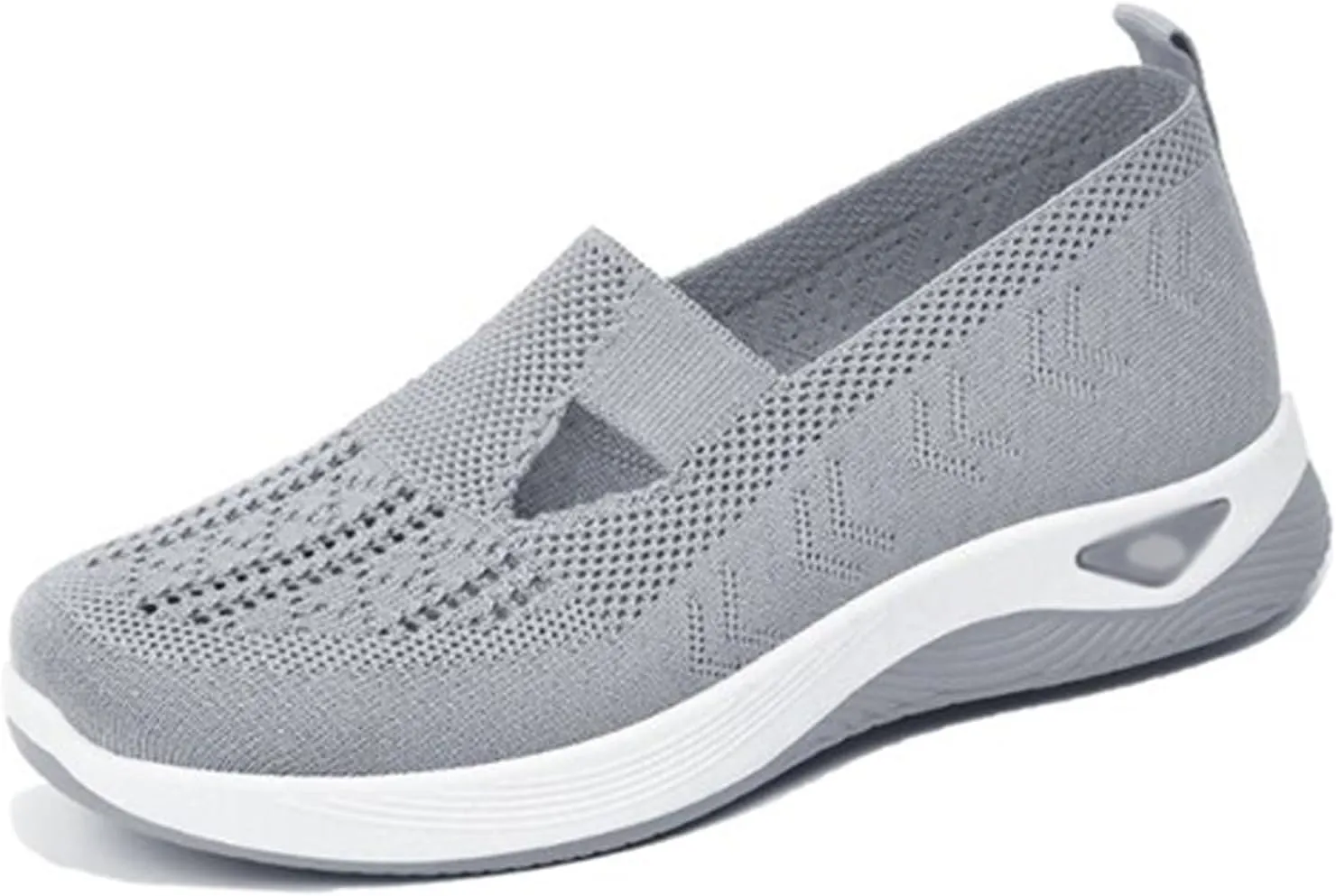 Orthowalkway Womens Shoes,Women's Comfortable Breathable Knitted Sneakers,Women's Woven Orthopedic Breathable Soft Shoes