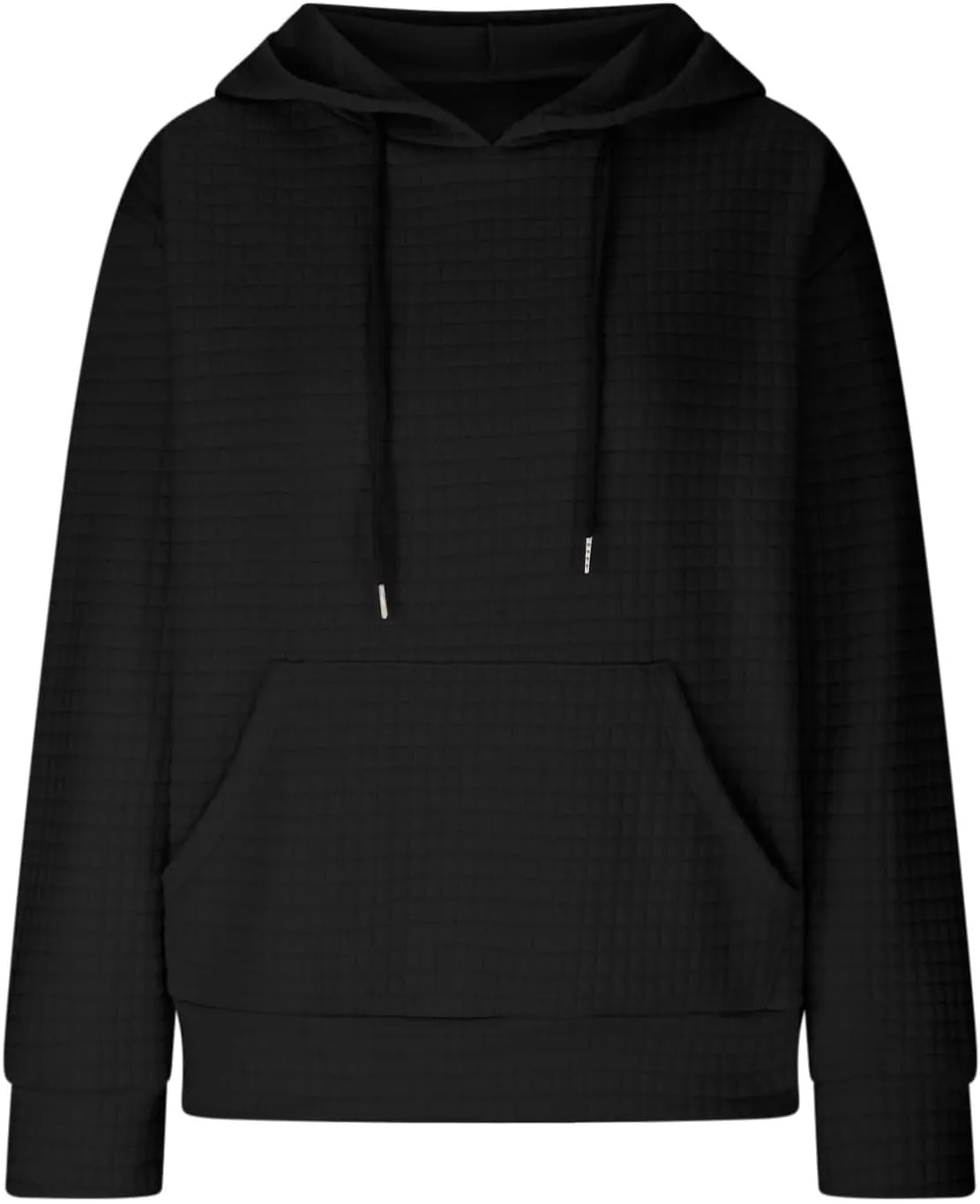 Oversized Hoodies For Women Waffle Knit Sweatshirts Winter Tops Pullover Sweaters With Pockets