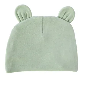 parade organics baby bear hat - moss