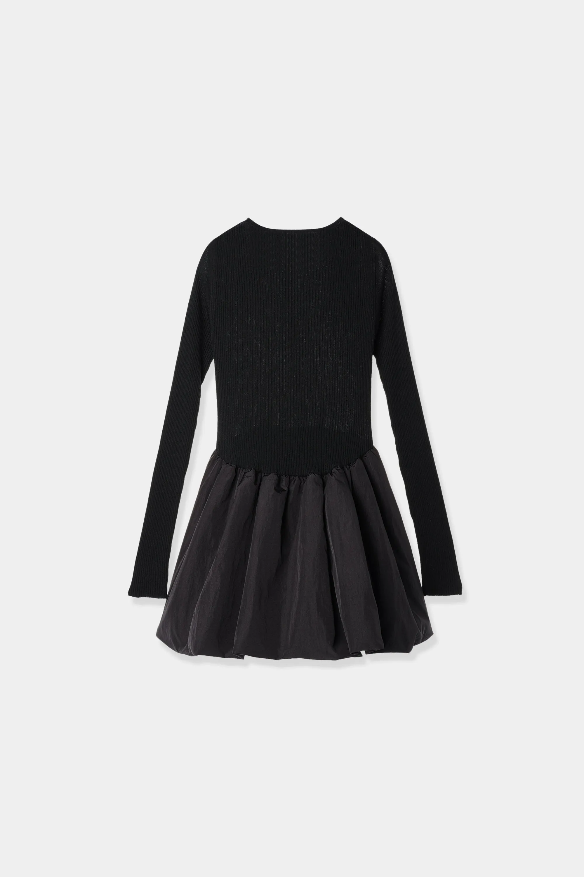peplum docking knit
