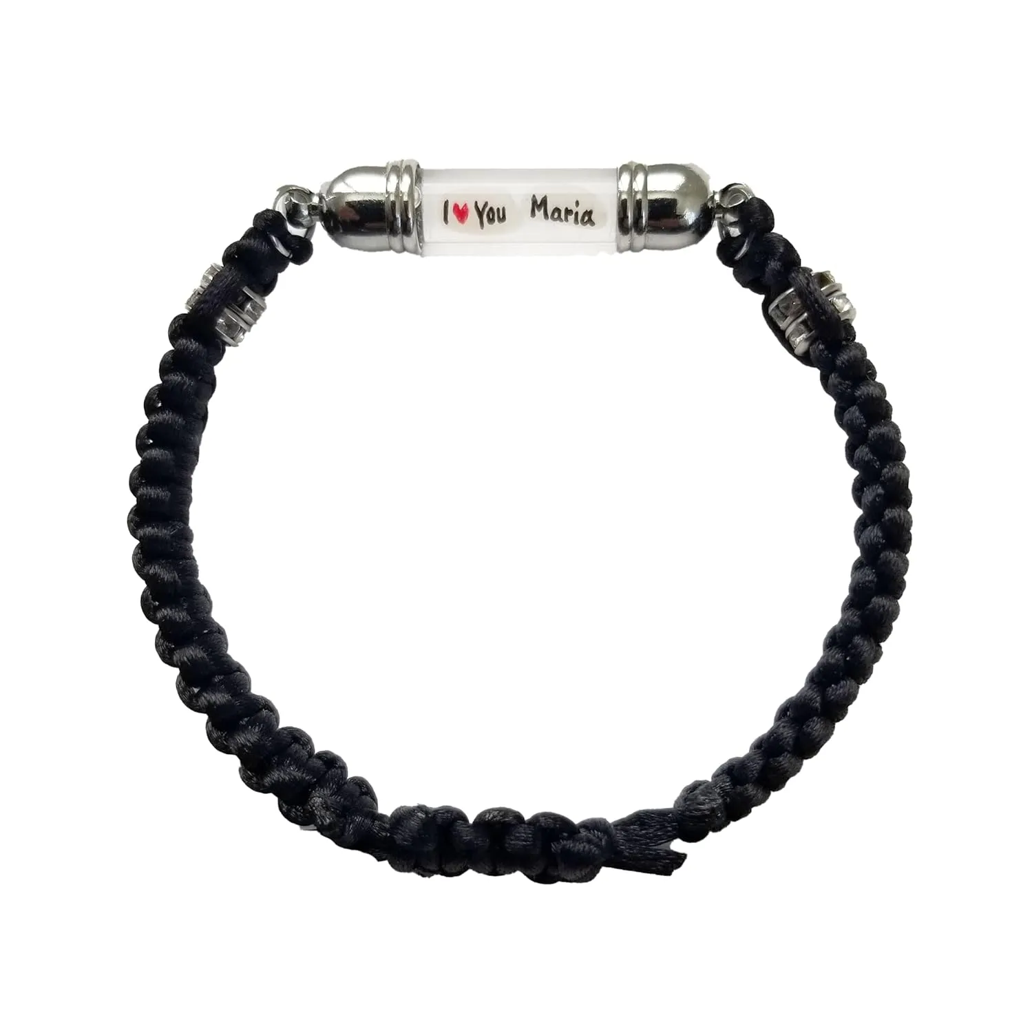 Personalized Name On Rice Bracelets - Hand Braided