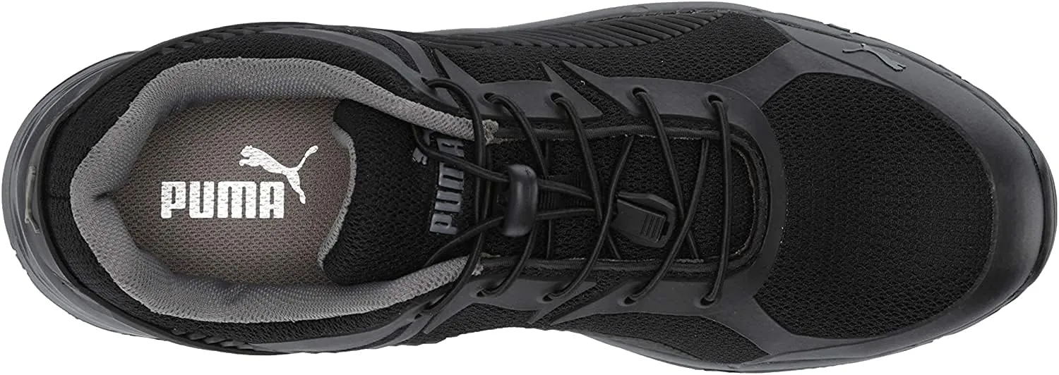 PUMA Safety Fuse Motion 2.0 BLK Low SD Work Shoes for Men Composite Toe Slip Resistant Breathable Static Dissipative