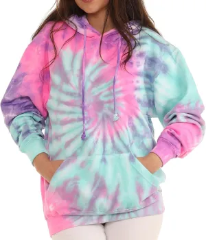 Pure Essence Tie Dye Sweatpants, Long Sleeve T-Shirts, Hoodies, and Crew Neck Sweatshirts (Sizes S, M, L, XL).