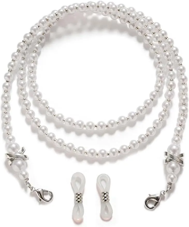 Reading Glasses Cord for Women Beaded Glasses Chain Eyeglasses Cord Strap Eyeglass Chain Holder Eyeglasses Cord Holder Eyeglass Chain Holder