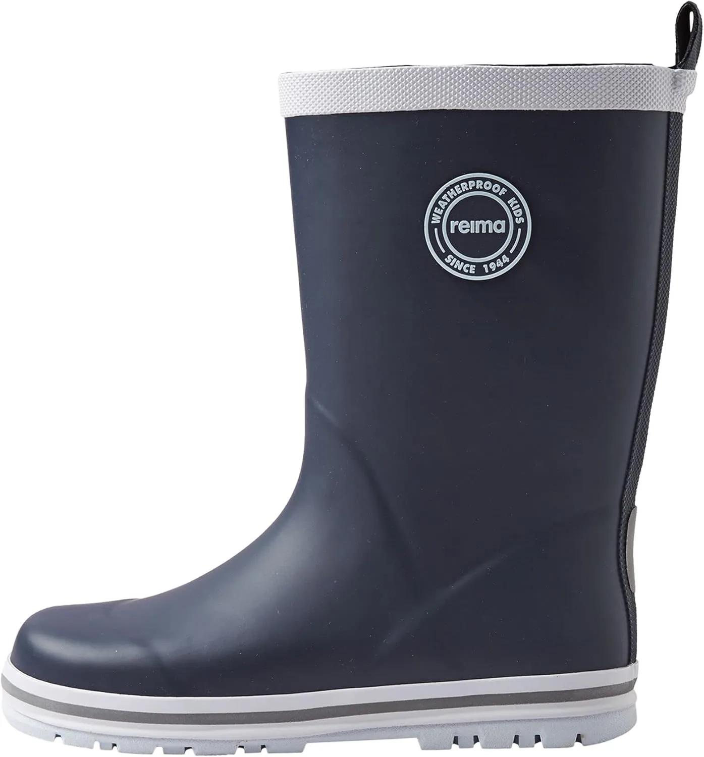 Reima Taika Kids Waterproof Outdoor Rain Boots for Girls & Boys, Navy Blue, 6/6.5 Big Kid