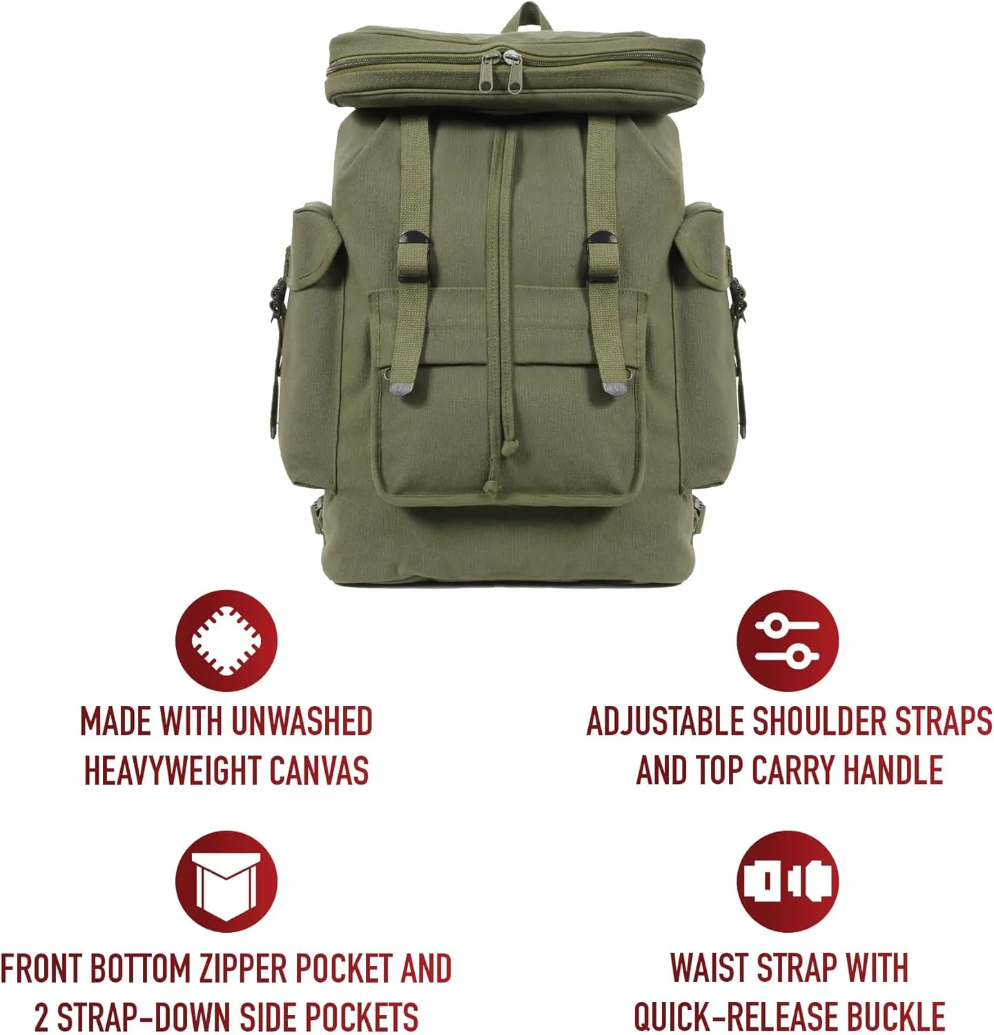 Rothco Canvas European Rucksack