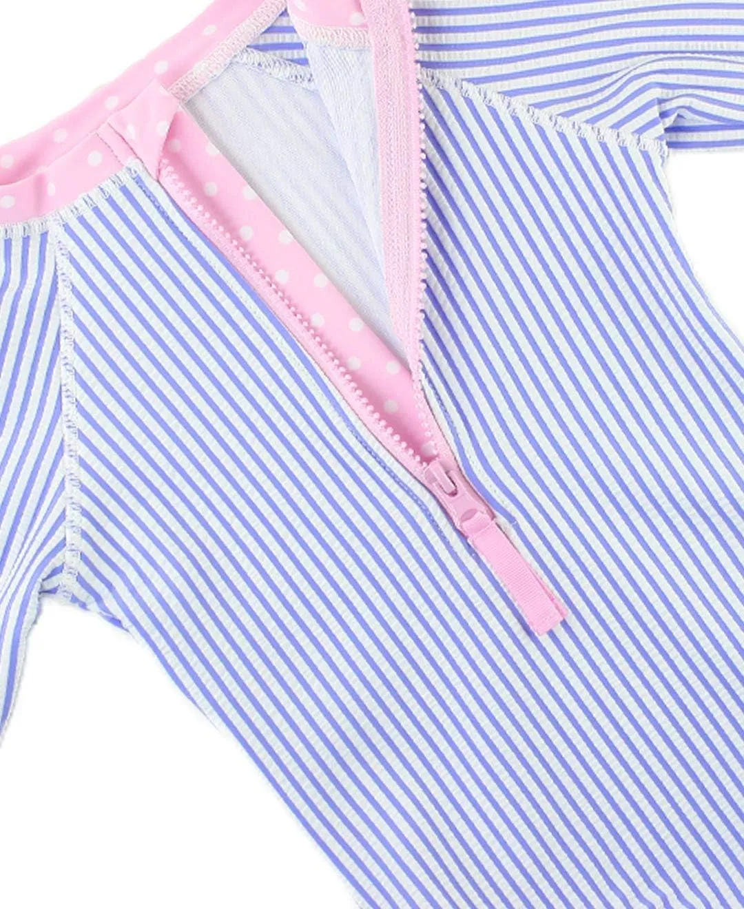 RuffleButts Girls One Piece Rash Guard Baby Swimsuit UPF 50  Sun Protection