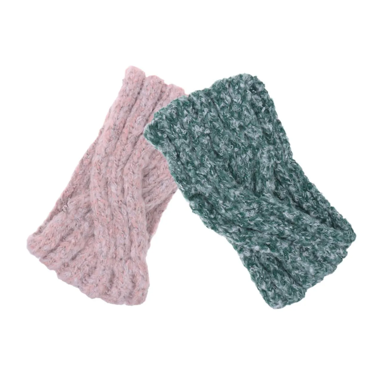 SAFIGLE Knitted Wide Headband Warm Ear Warmers for Outdoor Sports Non Slip Elastic Turban Hair Wrap Soft and Stretchable Wool Accessory