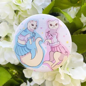 Sailor Ferrets Button Pin