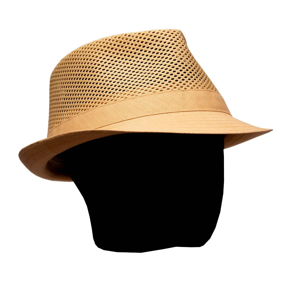 Saint Martin - Mesh Trilby Fedora