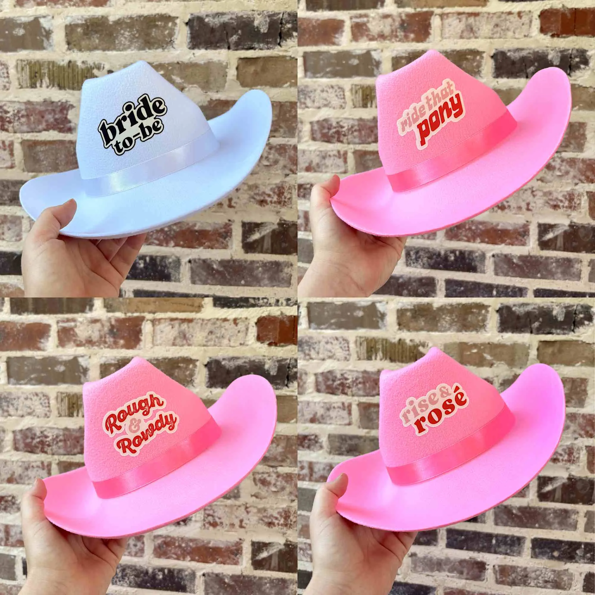 Sassy Sayings Bachelorette Party Cowboy Hats