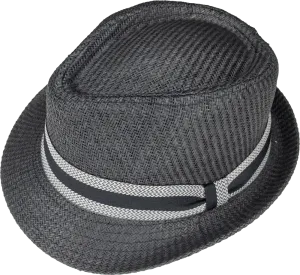 Scala Trilby Hats-SM704-Black & Natural