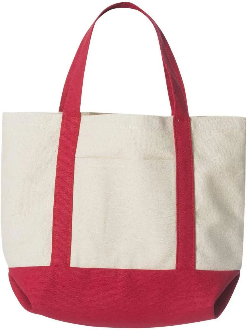 Seaside Canvas Boat Tote (8867)