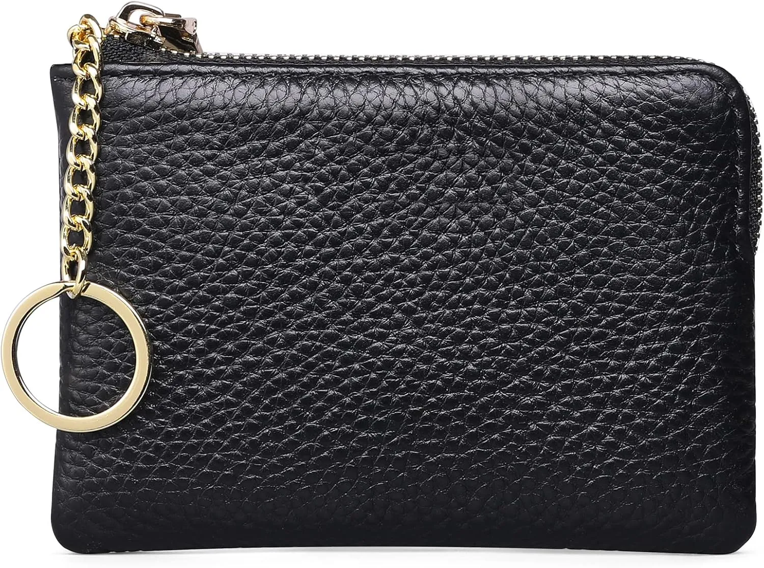 SENDEFN Coin Purse for Women, Genuine Leather Coin Purse Key Chain for Women, Coin Pouch Change Purse