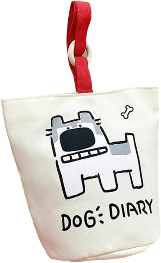 Simple Cute Canvas Tote Bag for Women Top Handle Bucket Tote, Everyday Casual Clutch Handbag Satchel Mini cotton diaper bag