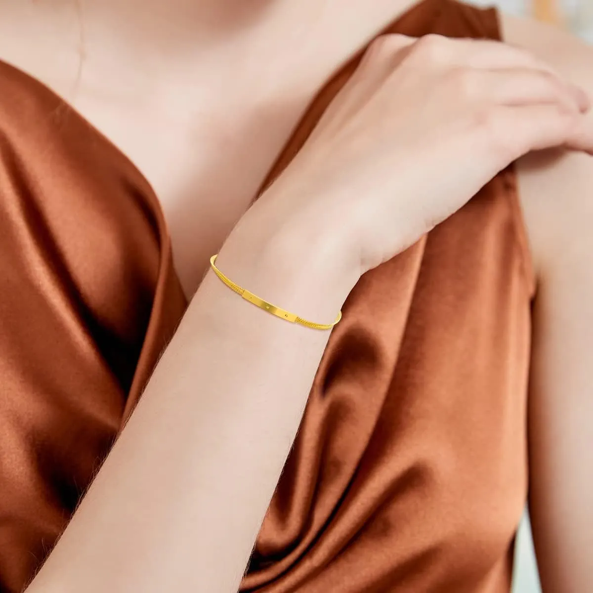 SISGEM 18K Real Gold Bracelets for Women, Delicate Gold Italian Link Chain bracelets Jewelry Anniversary Birthday Gifts for Mom, Wife