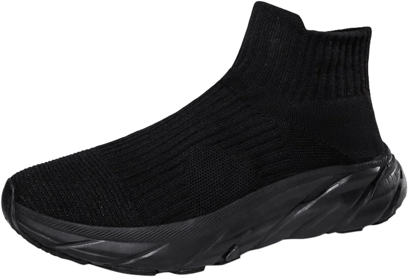 Slip on Walking Shoes Women Comfy Knitted Non Slip Vintage Wide Running Shoes Breathable Gym Workout Shoes Lightweight Fashion Sneakers