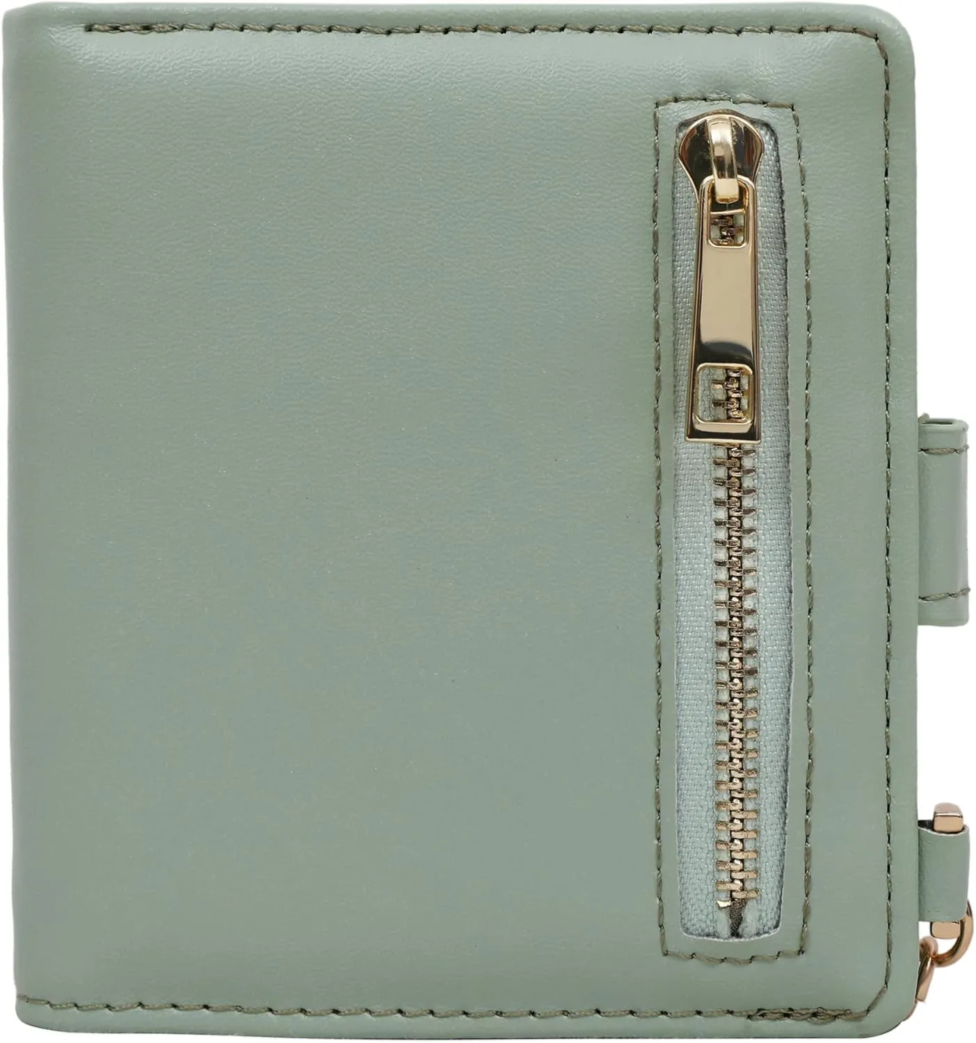 Small Womens Wallet, RFID Blocking Credit Card Holder Slim Bifold Purse with Zipper Coin Pocket, Keychain, ID Window