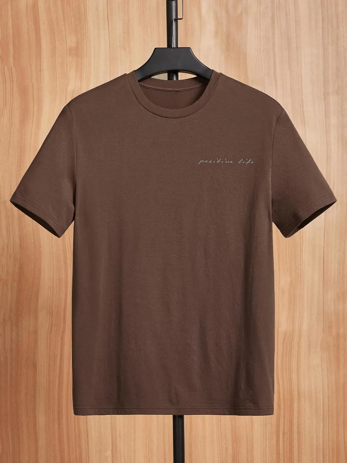 SOLY HUX Men's Graphic Tees Letter Print Casual Short Sleeve T Shirts Summer Tops Vintage Tees