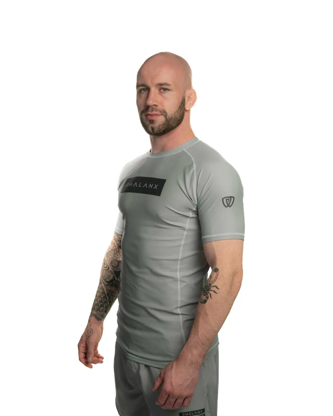 SUB HNTR SHORT-SLEEVE RASH GUARD | SAGE