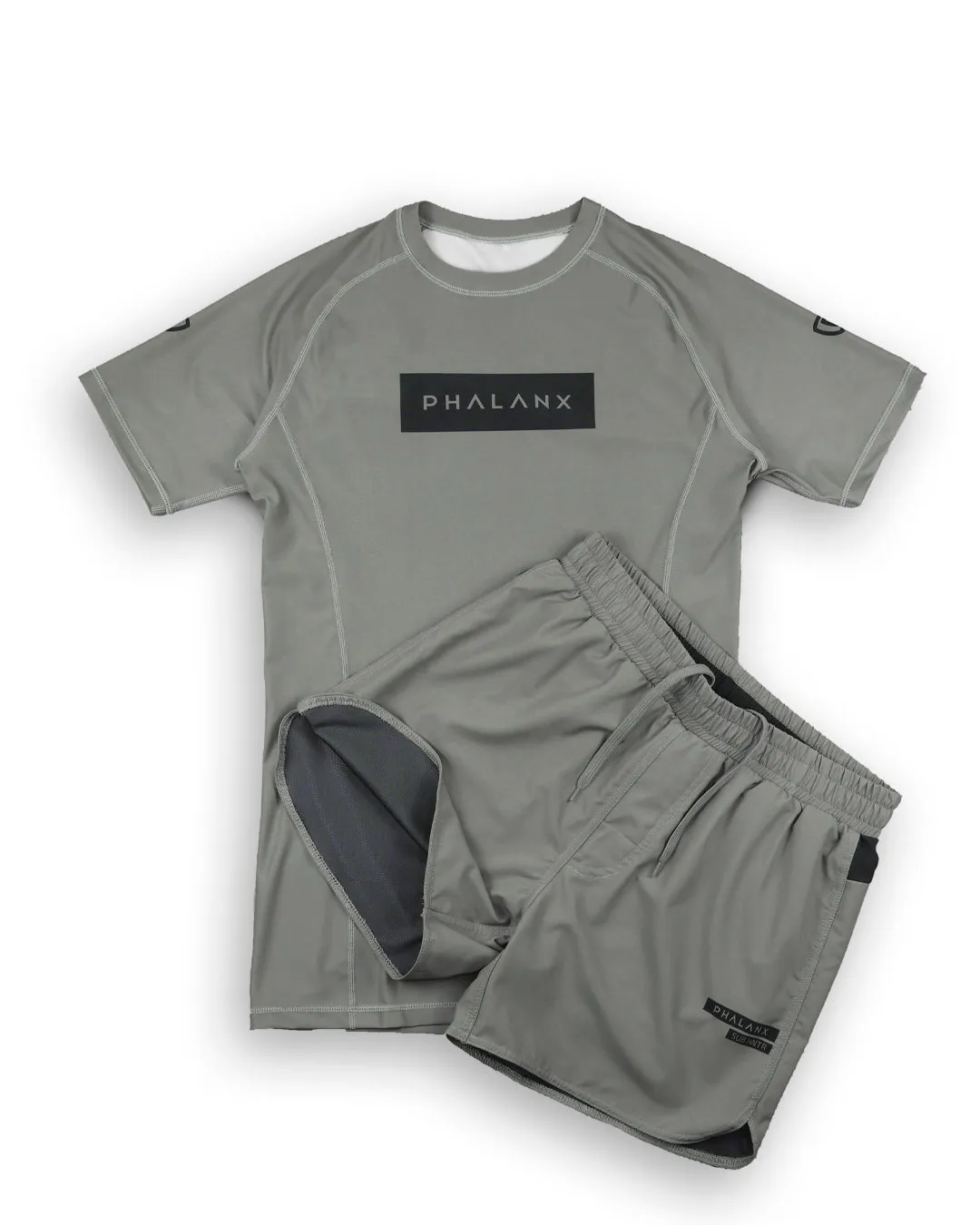 SUB HNTR SHORT-SLEEVE RASH GUARD | SAGE