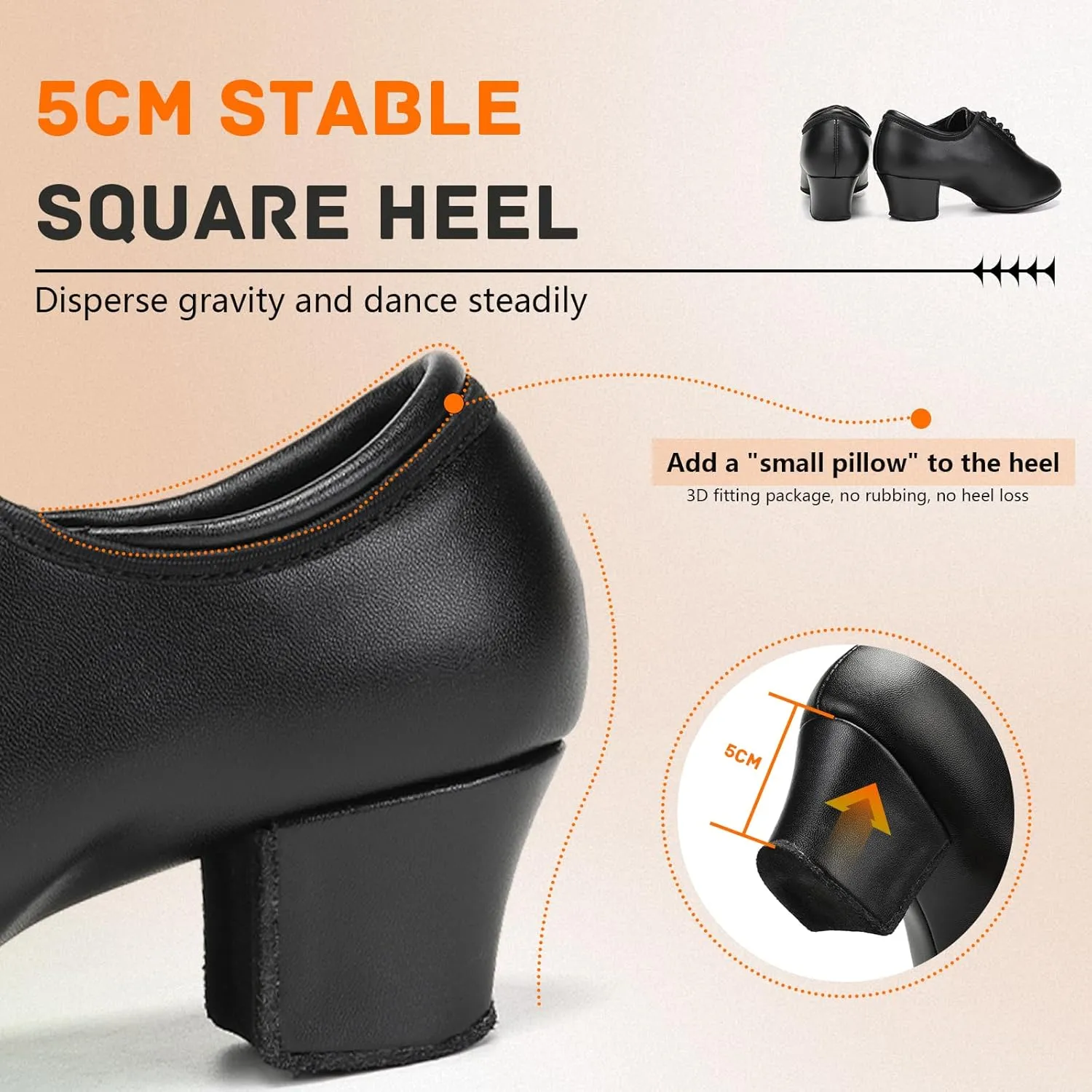 SWDZM Women's Ballroom Practice Dance Shoes