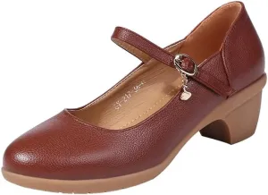 SWDZM Womens Latin Dance Shoes Closed Toe Ballroom Salsa Tango Teaching Practice Dancing Shoes,Model CCZ958