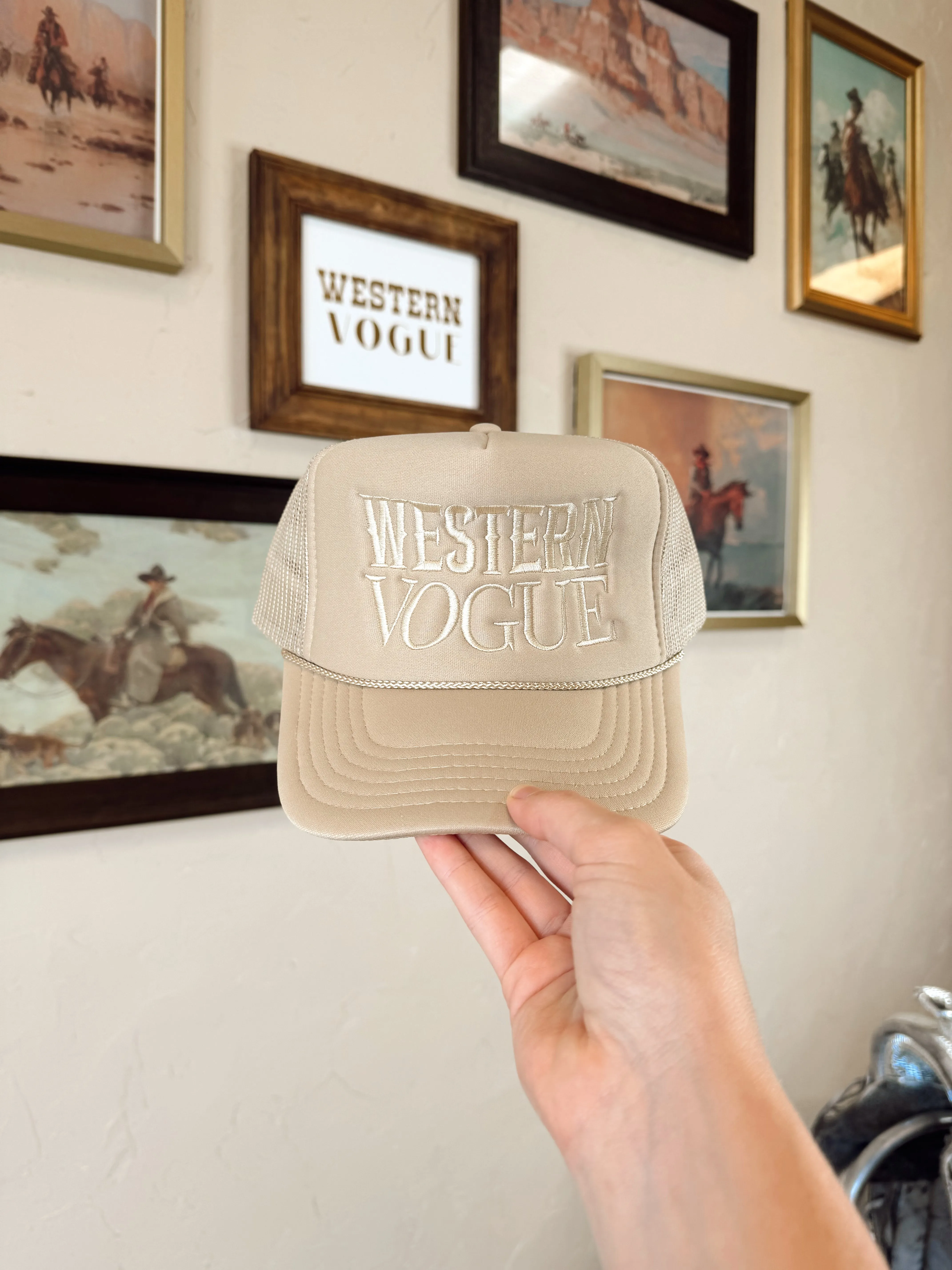 The Western Vogue Trucker Hat