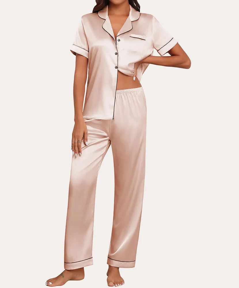 Timeless Silk Button Down Pajama Set (US Only)