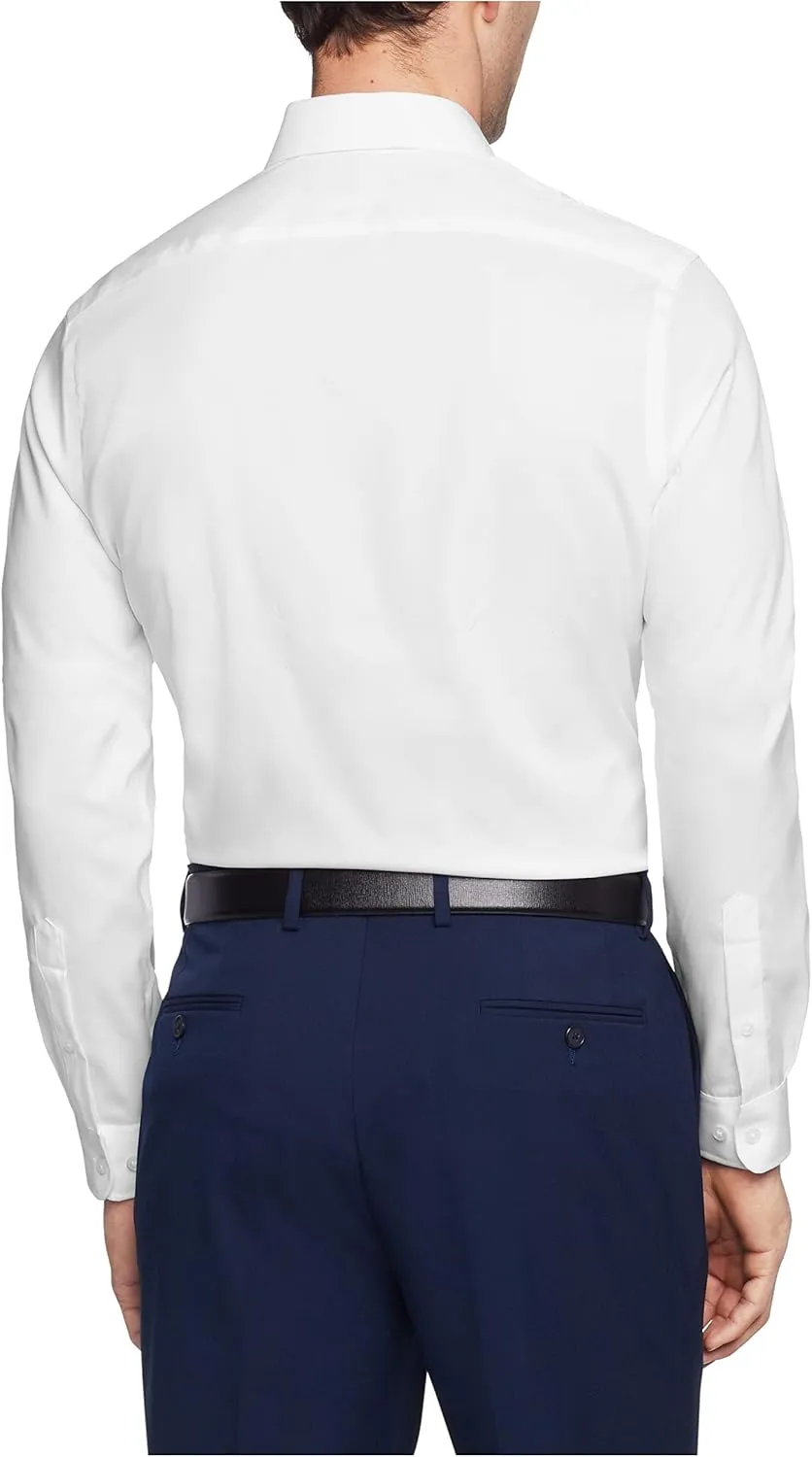 Tommy Hilfiger Men's Dress Shirt Slim Fit Non Iron Solid