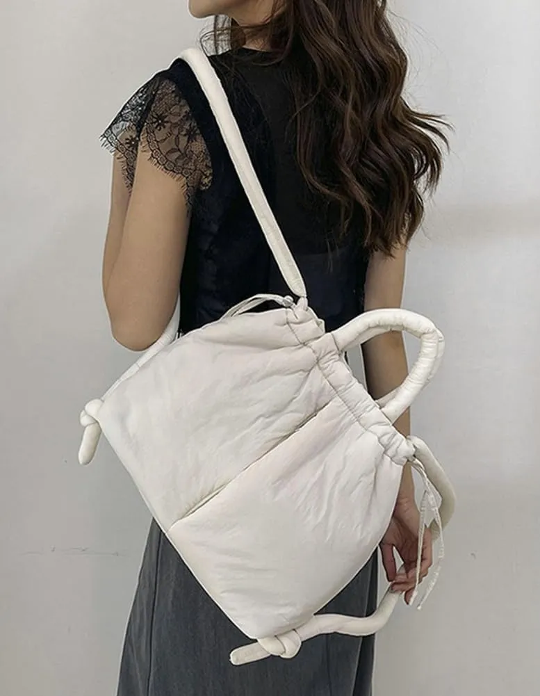 Tote Bag for Women, Nylon Handbag Large Capacity Backpack Lightweight Dual-Purpose Crossbody Bag Bucket Bag Multi-Color Purse
