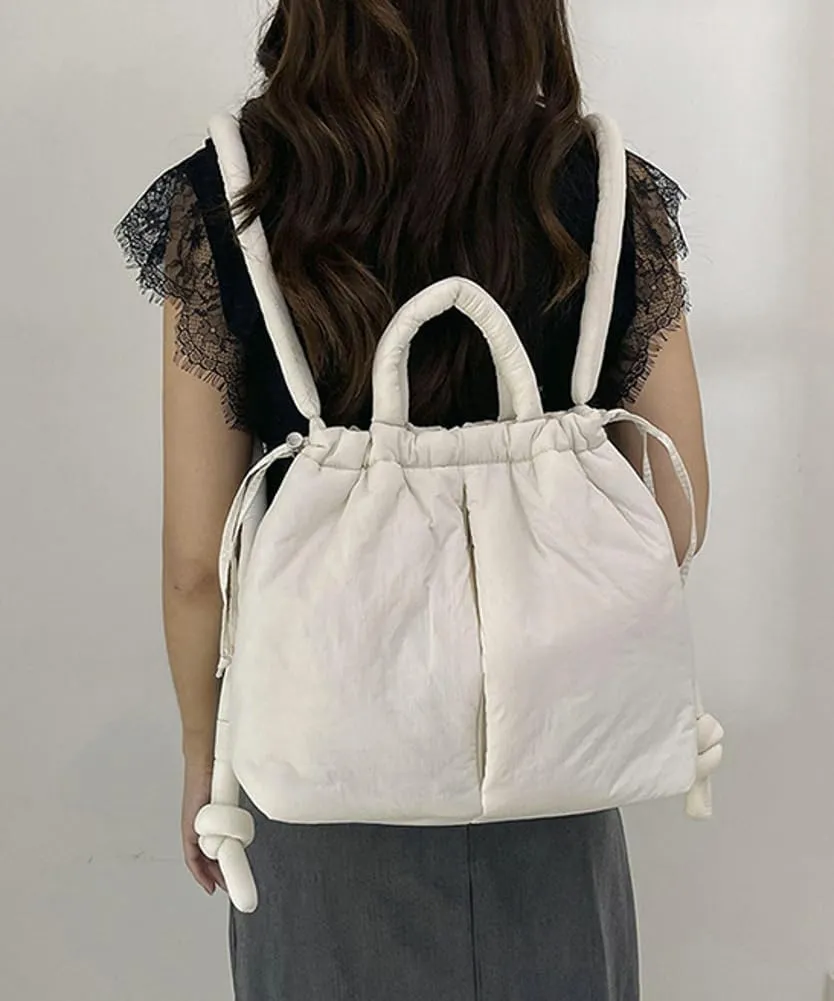 Tote Bag for Women, Nylon Handbag Large Capacity Backpack Lightweight Dual-Purpose Crossbody Bag Bucket Bag Multi-Color Purse