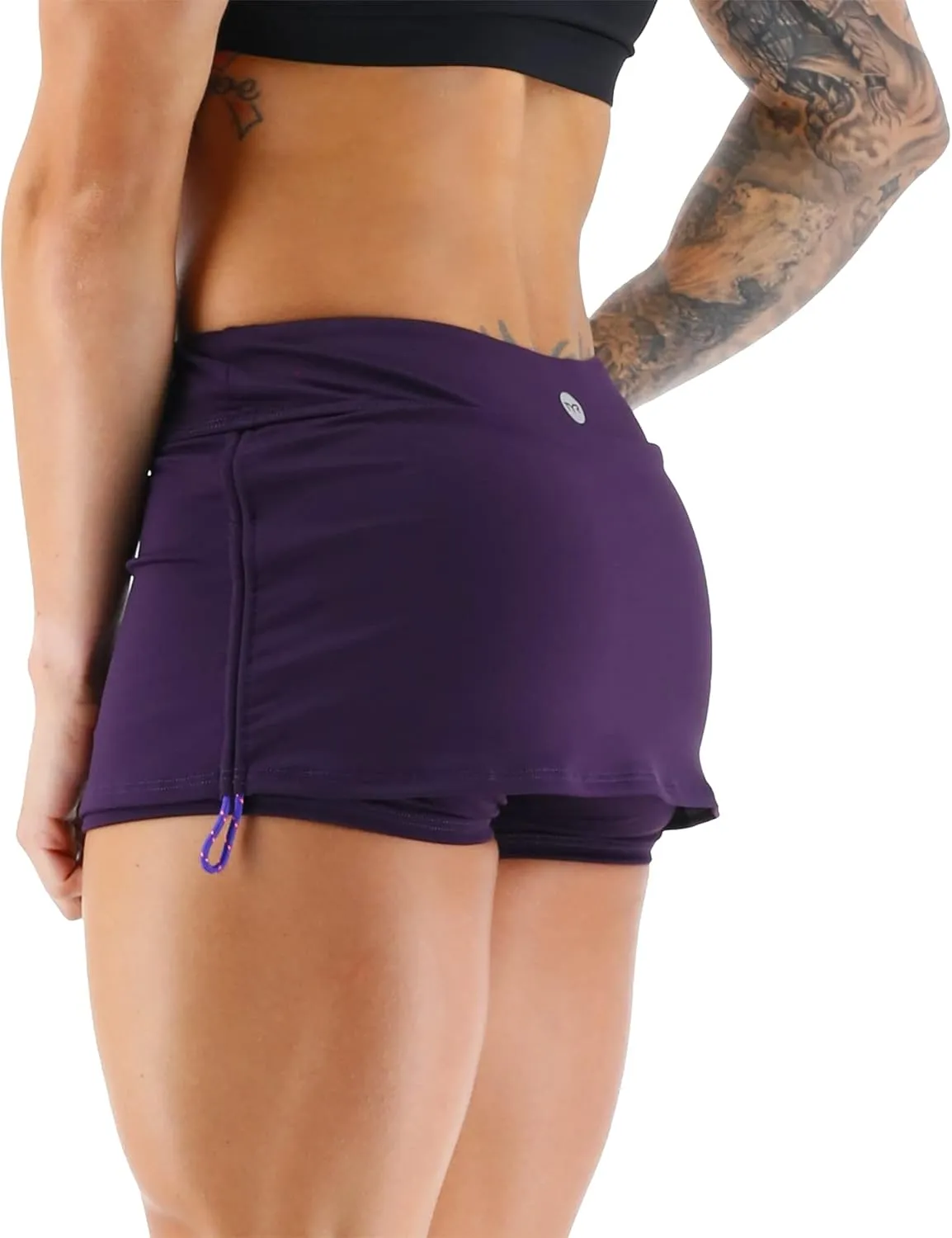 TYR Women's Standard Durafast Elite Della Swim Skort