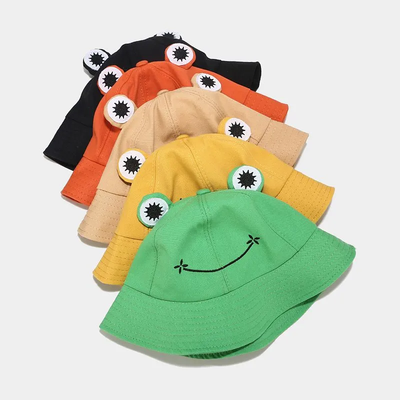 Unisex Hiking Fishing Frog Design Bucket Hat