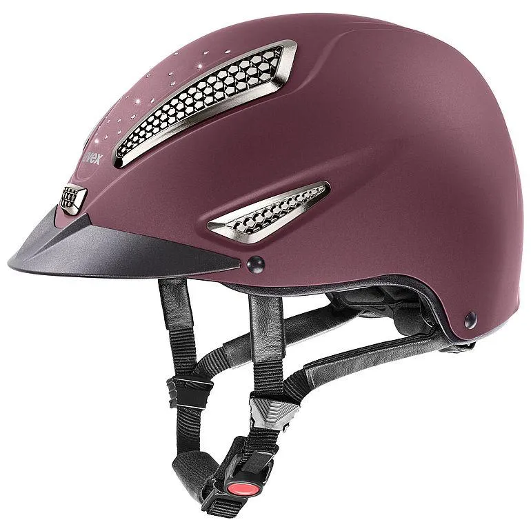 UVEX perfexxion II grace Riding Hat - burgundy
