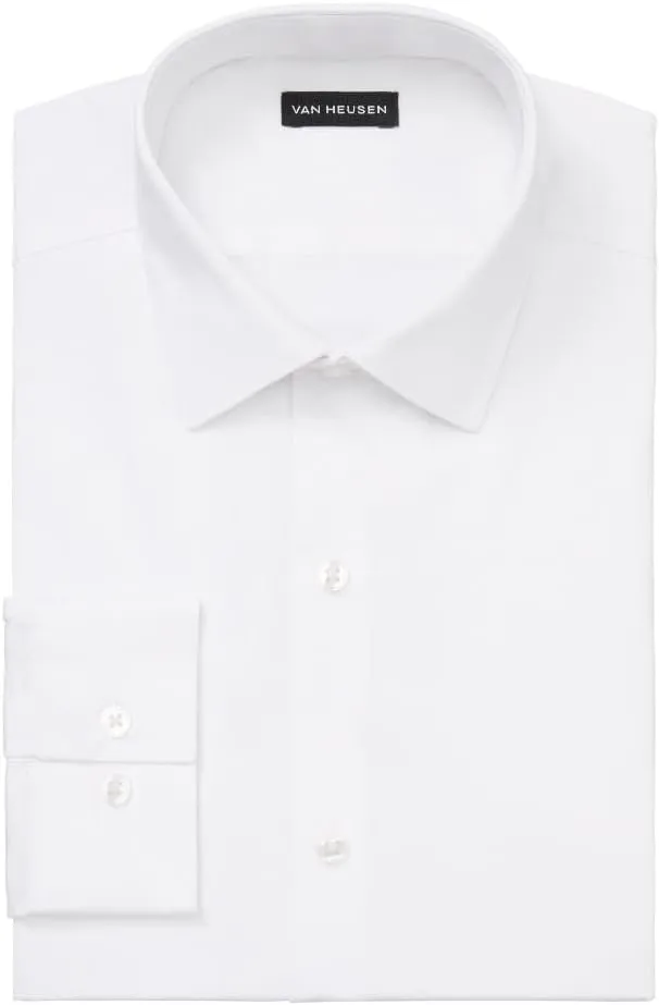 Van Heusen Men's Dress Shirt Slim Fit Comfort Performance Stretch