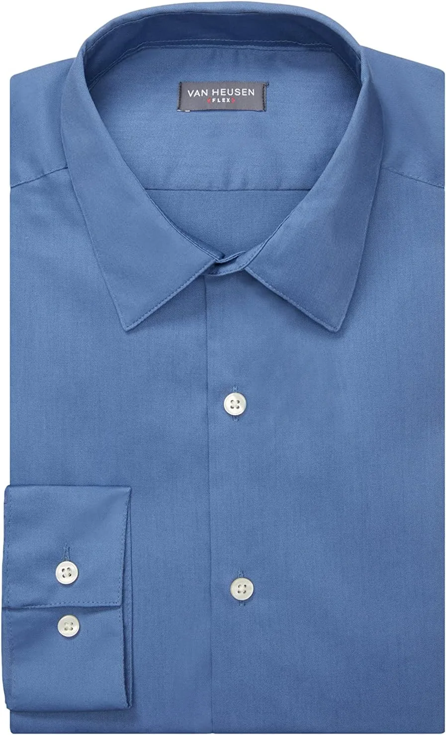 Van Heusen Men's Dress Shirt Slim Fit Flex Collar Stretch Solid