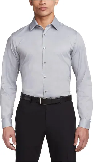 Van Heusen Men's Dress Shirt Slim Fit Flex Collar Stretch Solid