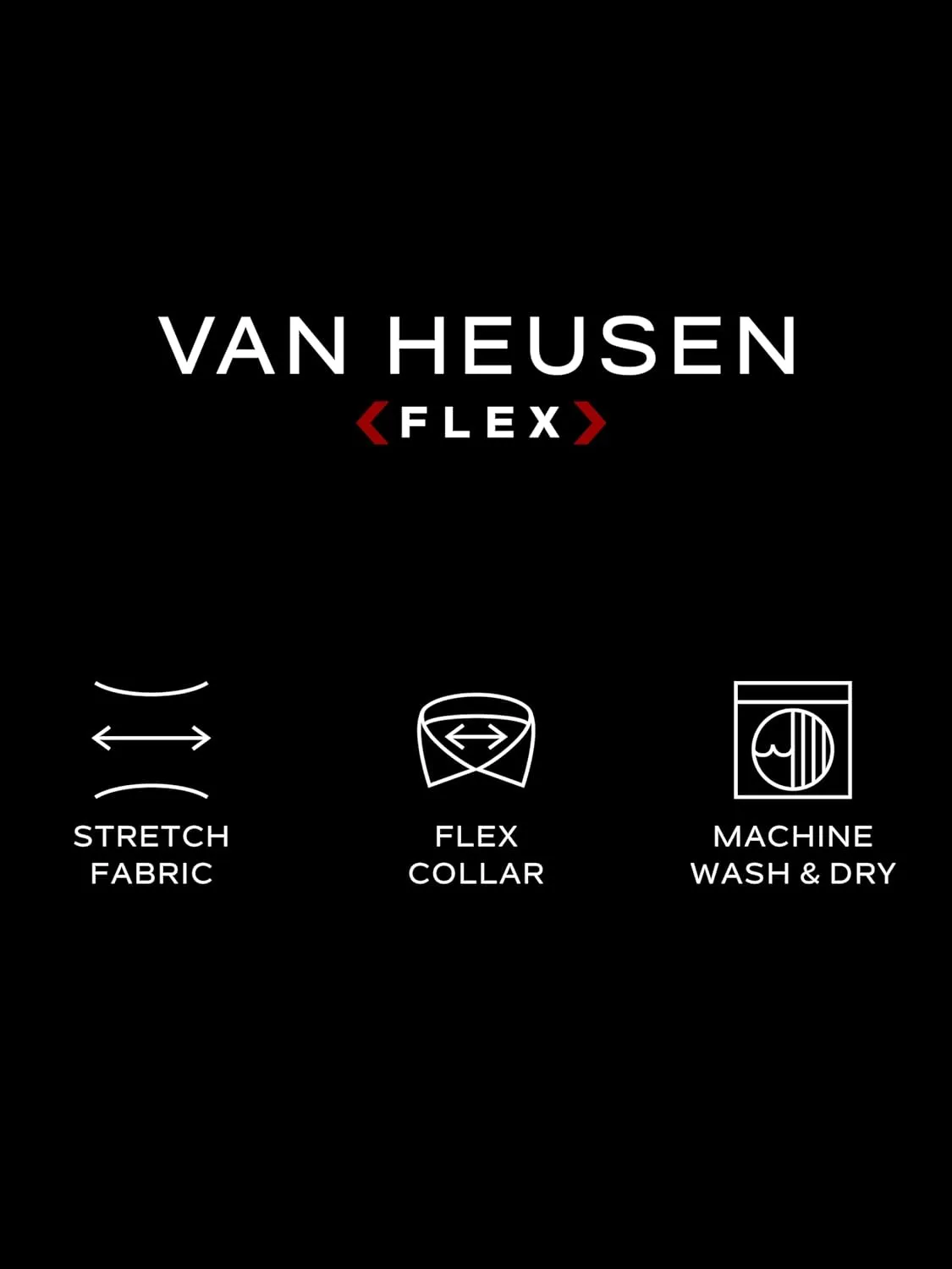 Van Heusen Men's Dress Shirt Slim Fit Flex Collar Stretch Solid