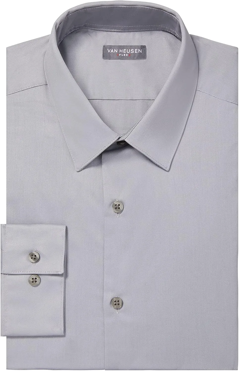 Van Heusen Men's Dress Shirt Slim Fit Flex Collar Stretch Solid
