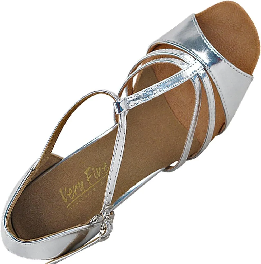 Very Fine Women's Ballroom Dance Shoes Tango Wedding Salsa Shoes 1683EBB Comfortable Dance Shoes 2.5" [Bundle of 5]