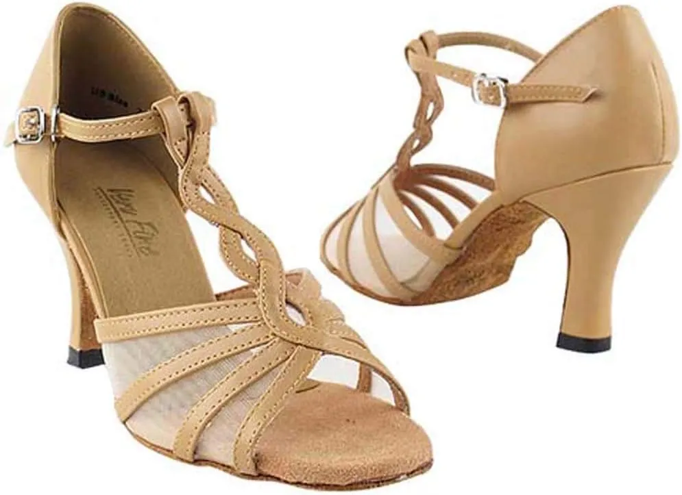 Very Fine Women's Ballroom Dance Shoes Tango Wedding Salsa Shoes 1692EB Comfortable Dance Shoes 2.5" [Bundle of 5]
