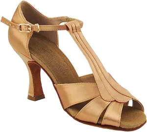 Very Fine Women's Ballroom Dance Shoes Tango Wedding Salsa Shoes S2806EB Comfortable Dance Shoes 3" [Bundle of 5]