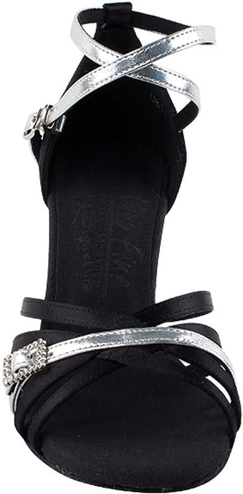 Very Fine Women's Ballroom Dance Shoes Tango Wedding Salsa Shoes S92327EB Comfortable Dance Shoes 2.5" [Bundle of 5]
