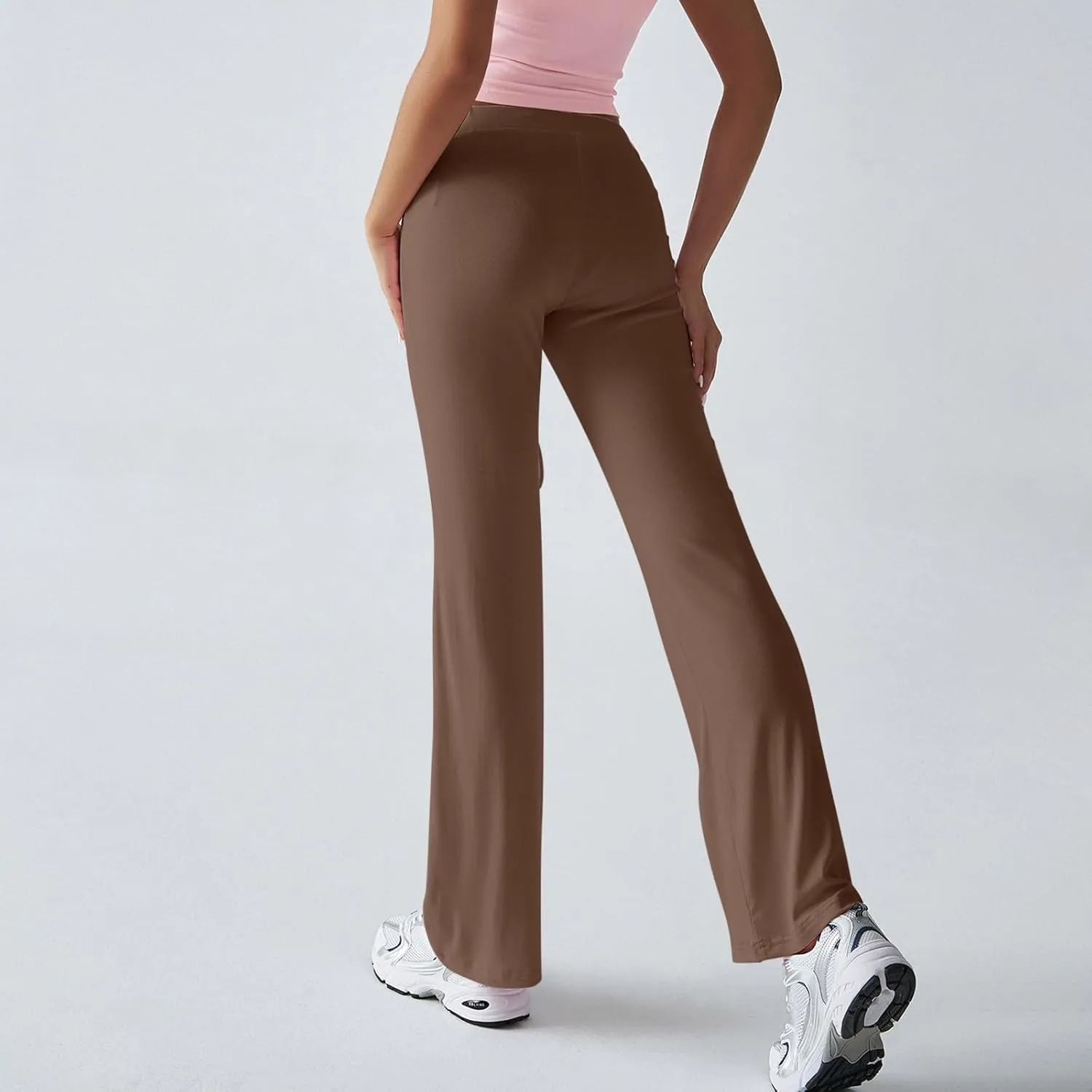 Wide Leg Sweatpants Women Lightweight Drawstring High Waisted Yoga Pants with Pockets Baggy Workout Lounge Pants