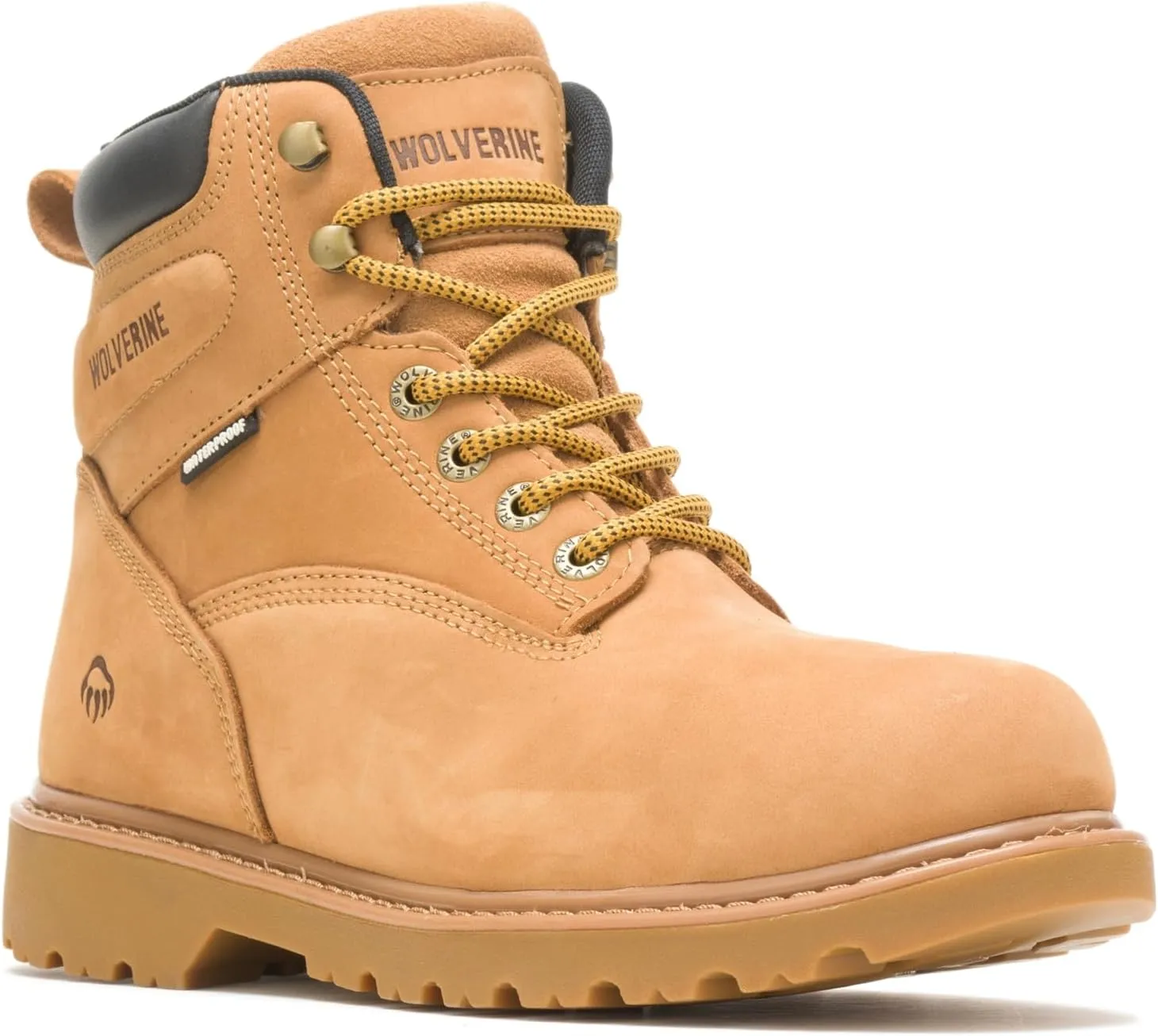 Wolverine Mens Floorhand Waterproof 6 Steel-Toe Work Boot