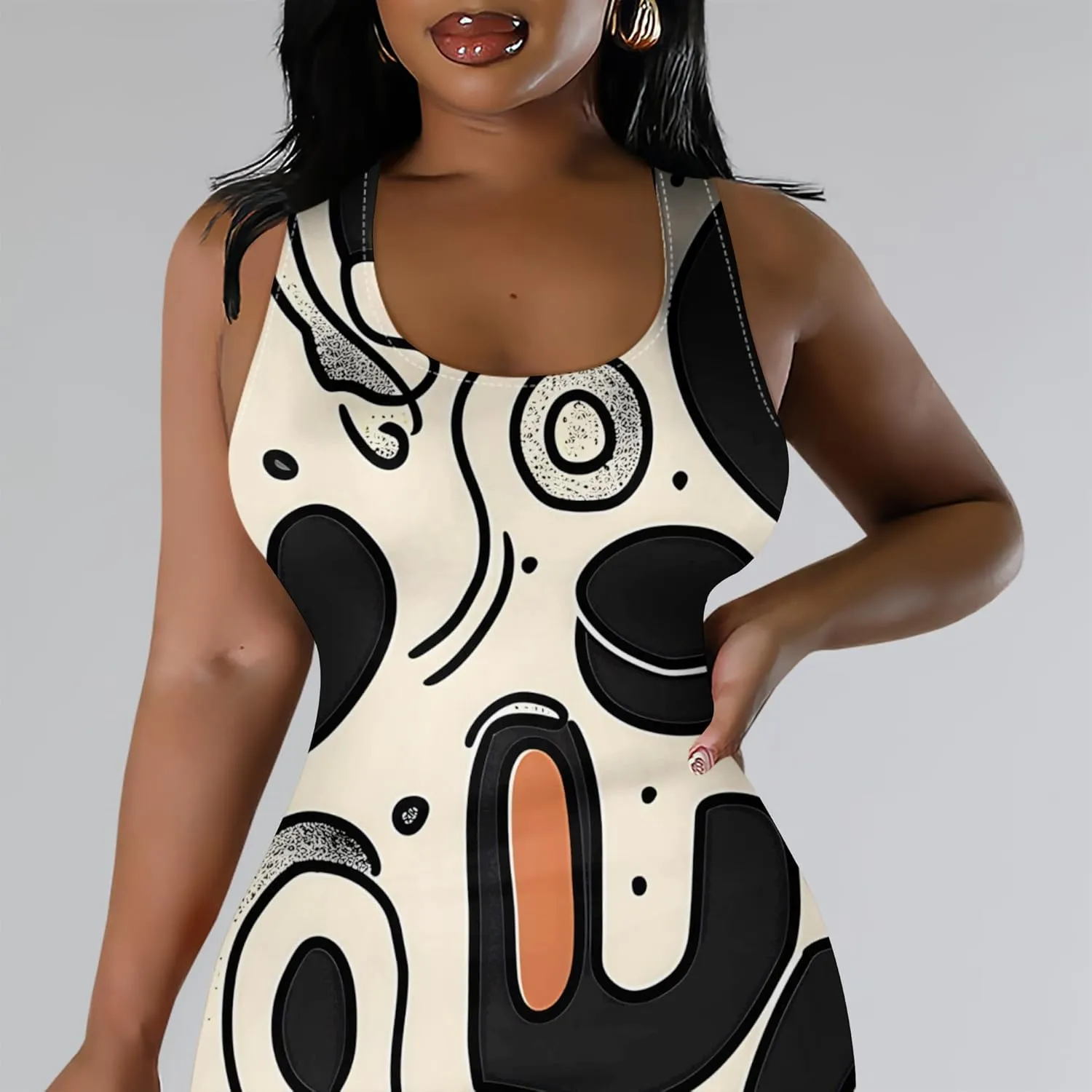 Women Sexy Bodycon Tank Top Dress Summer Pencil Sleeveless Basic Midi Dresses Party Club Beach Sundresses XS-3XL