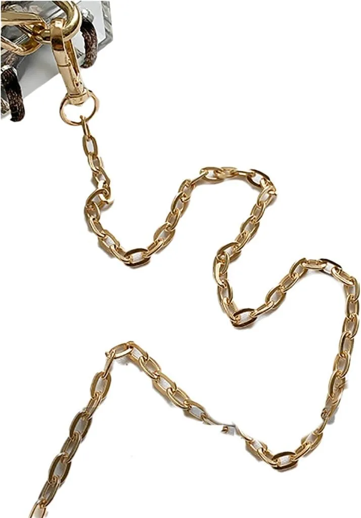 Women Transparent Acrylic Evening Bag Elegant Clutch Purse with Knotted Rope for Dancing Party Prom