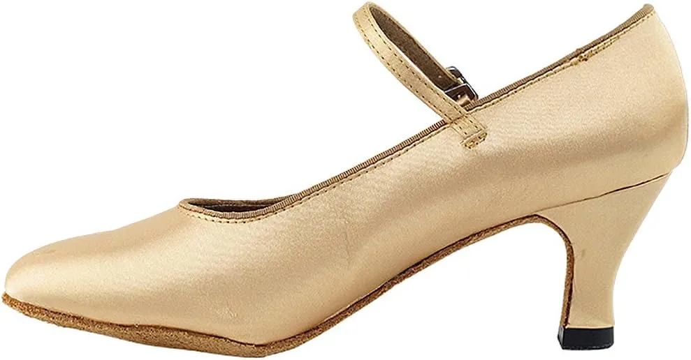 Women's Ballroom Dance Shoes Tango Wedding Salsa Shoes 3008EB Comfortable-Very Fine 2.5" [Bundle of 5]