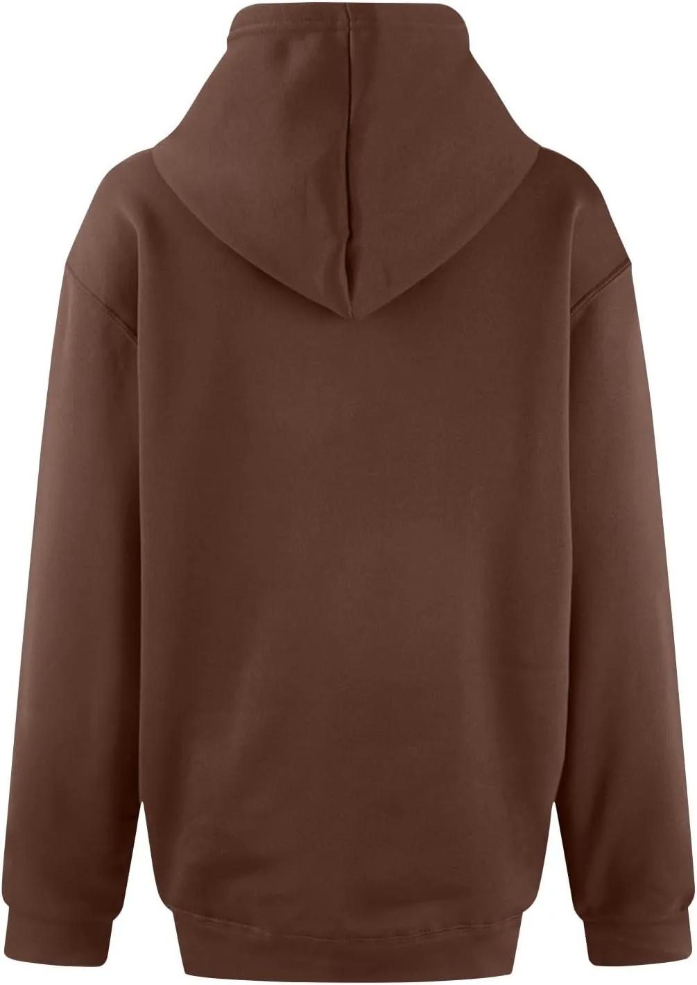 Women'S Fashion Hoodies & Sweatshirts 2024 Fall Drop Shoulder Pullover Sweaters Long Sleeve Tops With Pocket